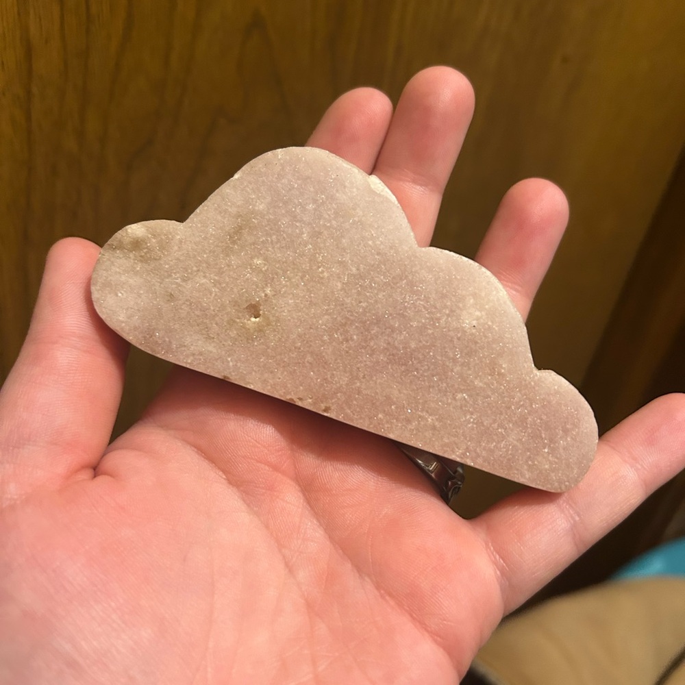 Pink Amethyst Cloud Carving